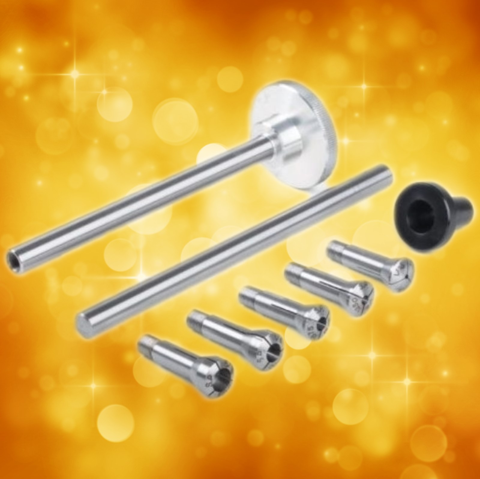 Sherline 5 Piece WW Collet Set and Drawbar 1160 (Inch) 1160